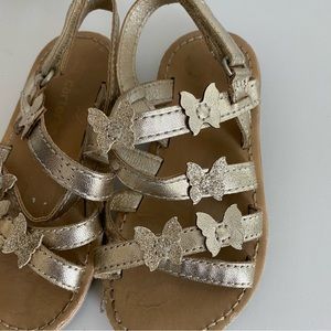 Carter’s Size 7 Toddler Butterfly Sandals